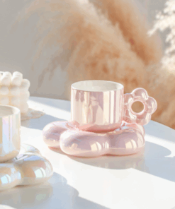 Alternative view of Flower Petal Porcelain Coffee Cup