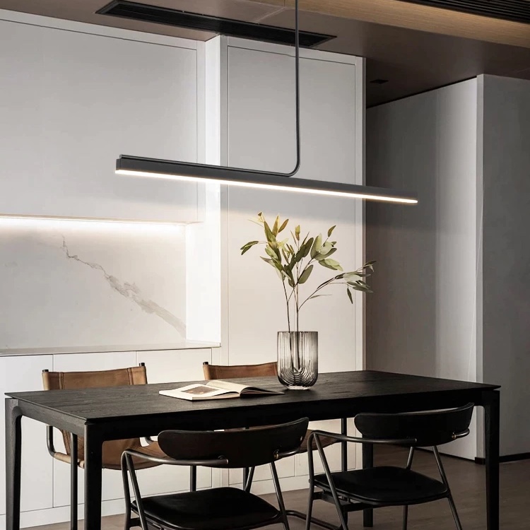 Modern Minimalist Lines Chandelier Light
