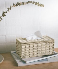 Alternative view of Rattan Vintage Tissue Box Home Decoration