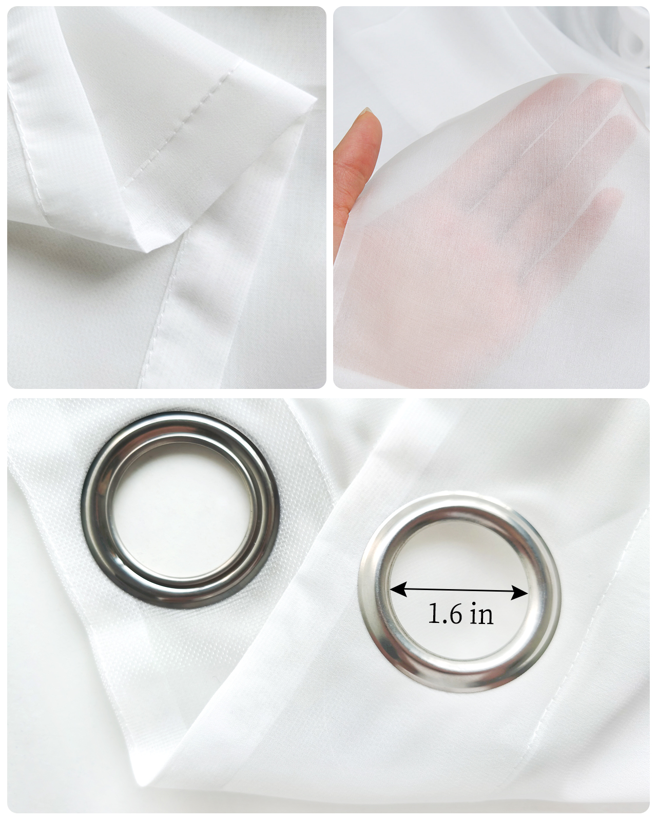 Scandinavian Medieval Geometry Tulle Curtains - Image 6