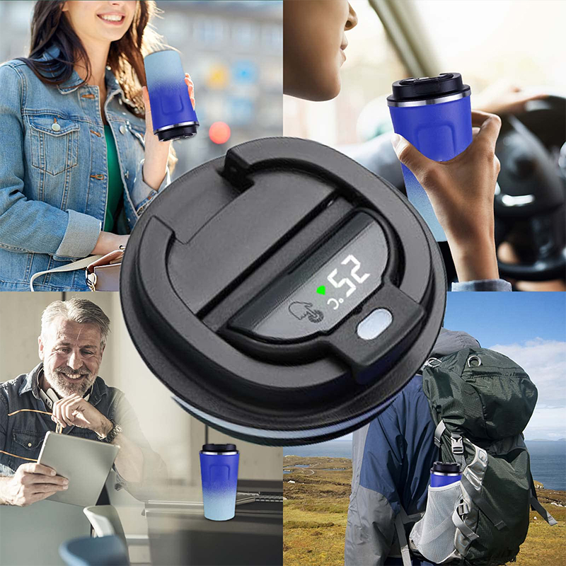 Smart Thermos Temperature Display Insulated Vacuum Flasks Tumbler - Image 2