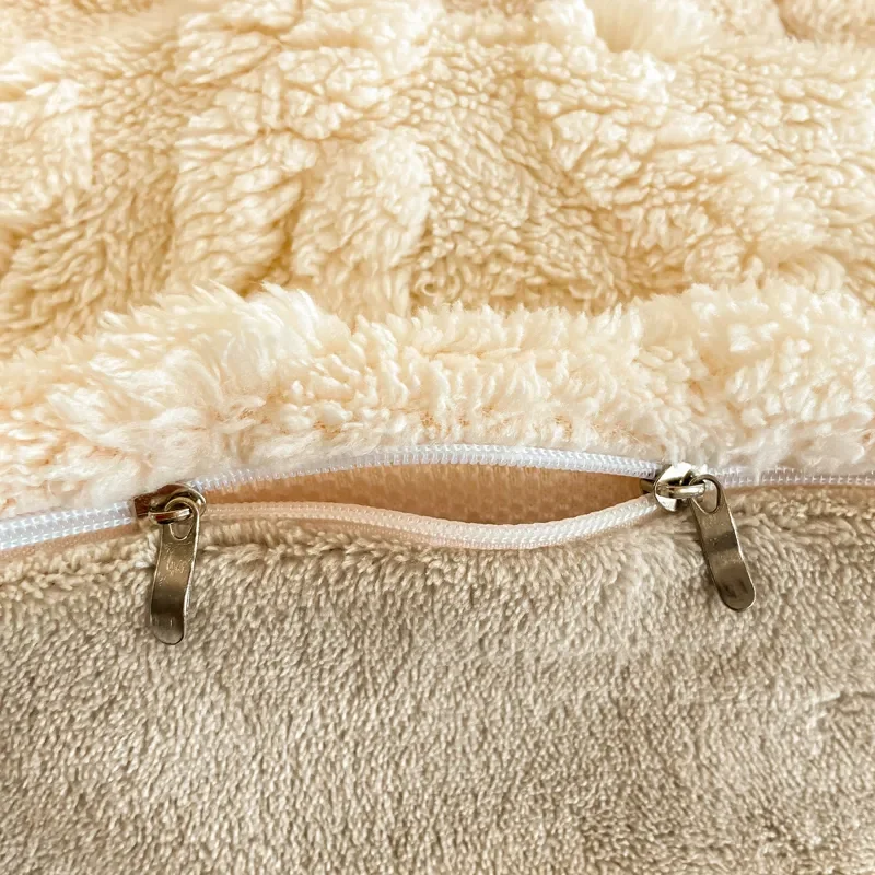 Taffel Velvet Duvet Cover for Winter Super Warm Soft Solid Color Comforter Cover - Image 5