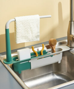 Alternative view of Kitchen Sink Soap Organizer Accessories, Green