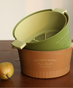 Alternative view of Double Layer Filter Washing Vegetable Fruit Drainage Basket