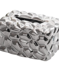 Alternative view of Modern Silver Ceramic Tissue Box Ornaments Modern Decorations