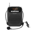 15W Rechargeable Portable Bluetooth Voice Amplifier for Teacher Wired Microphone FM Radio AUX Audio Recording Speaker S278