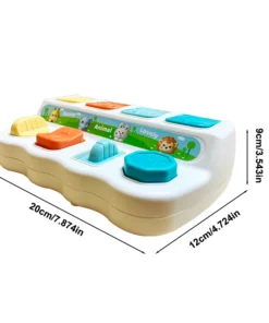 Alternative view of Suitable for Children's Birthday Gifts Montessori Pop up Animal Toys and Learning Boxes - Enhance Logic and Motor Skills,