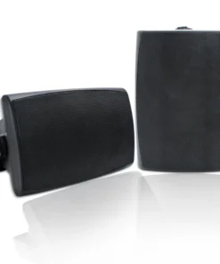 Herdio 2PCS 6.5'' 400W Passive Outdoor Speakers Wired Waterproof Wall Mount Speakers With Loud Volume Suitable For Patio Garden