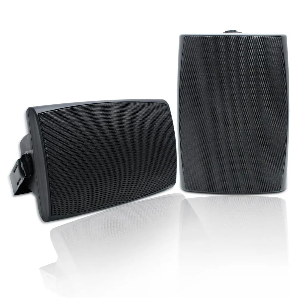 Herdio 2PCS 6.5'' 400W Passive Outdoor Speakers Wired Waterproof Wall Mount Speakers With Loud Volume Suitable For Patio Garden