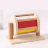 Montessori Teaching Aids, Spning Drum Rotating Rainbow, Baby Intelligence, Baby Children's Toys, Early Education Montessori Toy