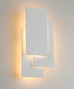 Modern 18W aluminum LED wall lamp living room candlestick lighting staircase square lamp bedroom bedside hotel wall lamp