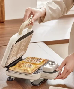 Breakfast Machine Non-stick Waffle Timer Bread Machine Large Capacity Double Plate Sandwich Takoyaki Pancake Donut Kitchen Tool