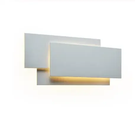 Modern 18W aluminum LED wall lamp living room candlestick lighting staircase square lamp bedroom bedside hotel wall lamp - Image 6