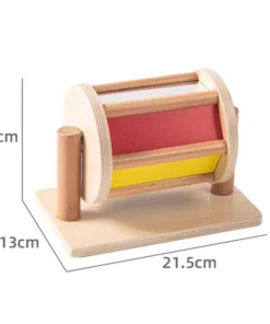 Alternative view of Montessori Teaching Aids, Spning Drum Rotating Rainbow, Baby Intelligence, Baby Children's Toys, Early Education Montessori Toy