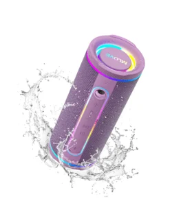 E80 Bluetooth Speaker, Bluetooth 5.4, Dual Speakers, RGB Lights, IPX7 Waterproof, TWS Connectivity